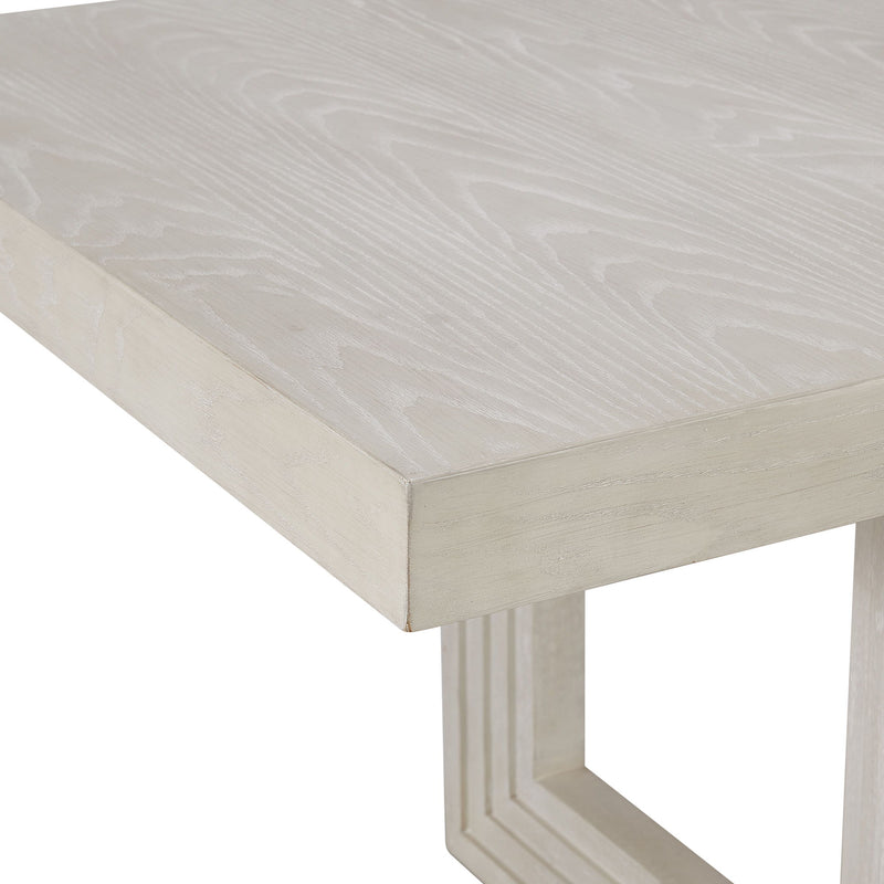 Avalanche - Rectangular Dining Table With 18" Leaf - Antique White