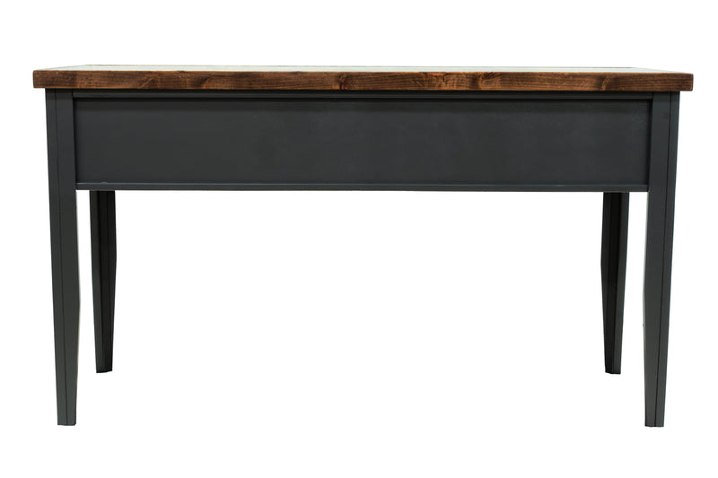 Essex - Writing Desk - Black, Whiskey