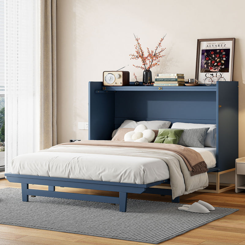 Murphy Bed With Iron Legs, Modern Design