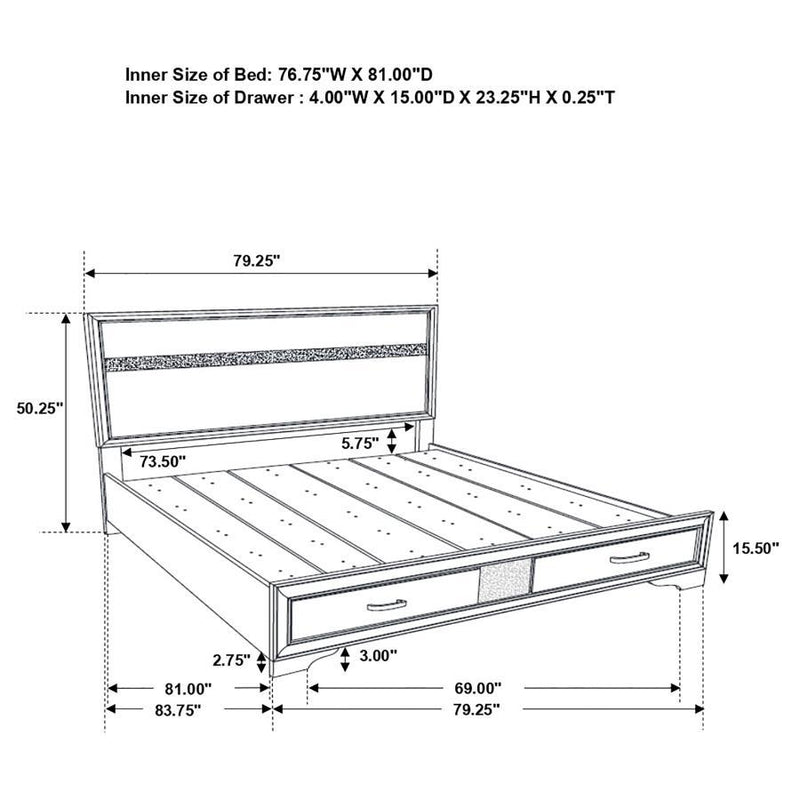 Miranda - Storage Bedroom Set