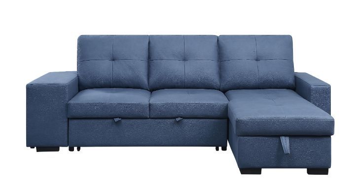 Strophios - Futon - Blue Fabric