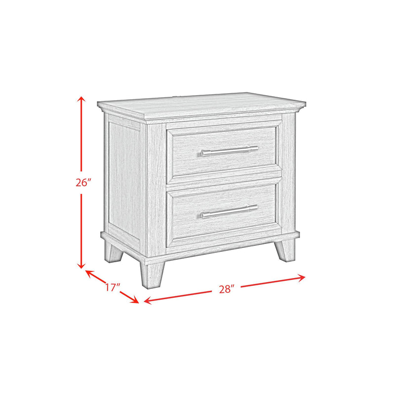 Canterbury - 2-Drawer Nightstand With USB