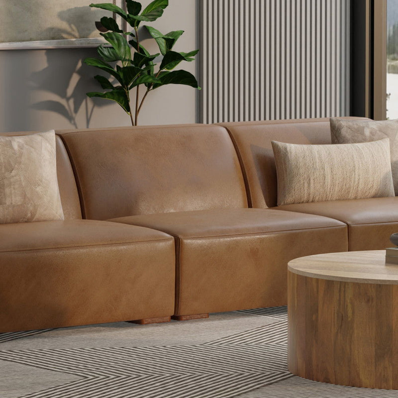 Rex - Center Sofa Module - Brown