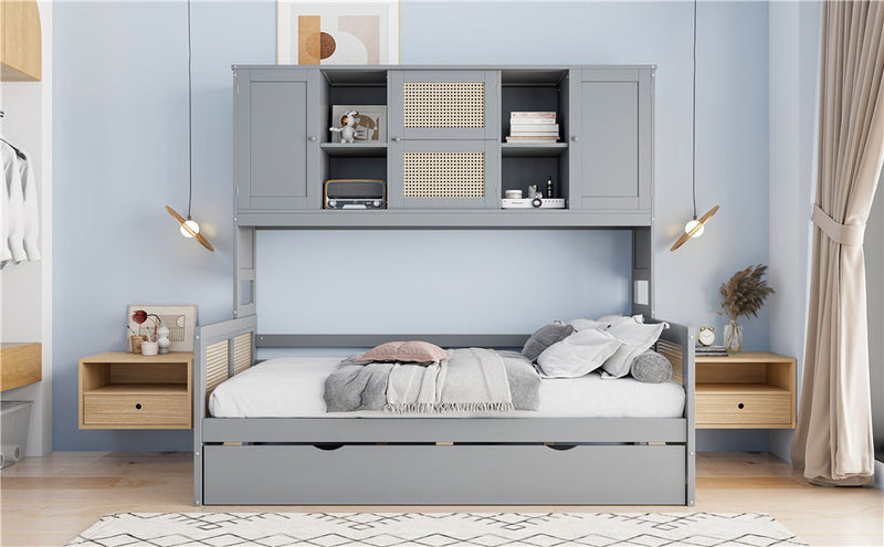 Daybed And All In One Cabinet And Shelf