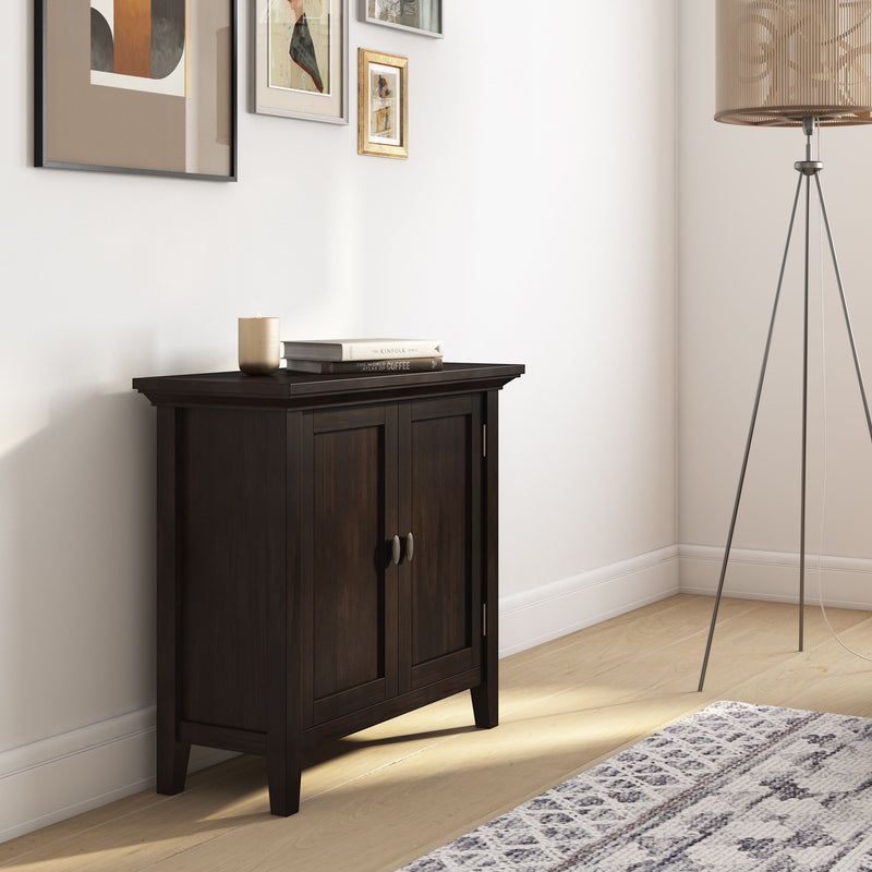 Redmond - Low Storage Cabinet - Brunette Brown