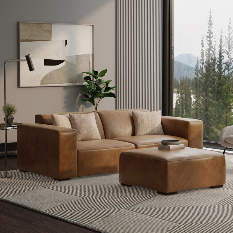 Rex - Handcrafted Sectional Sofa And Ottoman