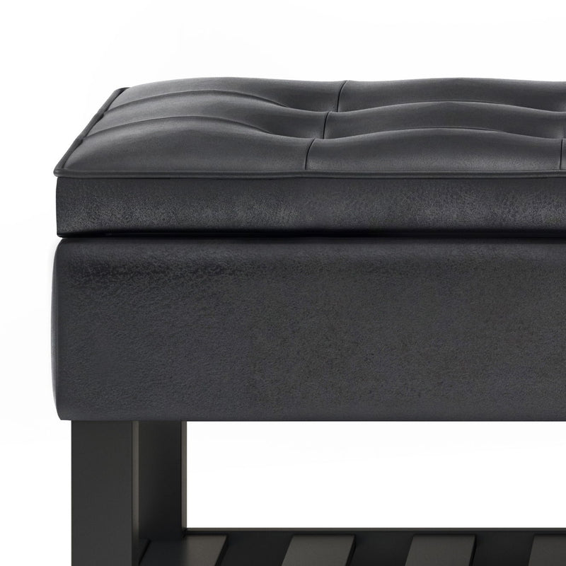 Cosmopolitan - Storage Ottoman Bench With Open Bottom