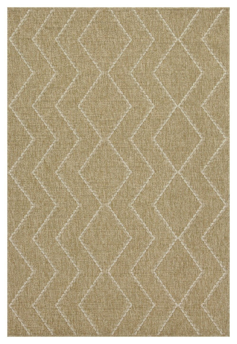 Earth - Indoor / Outdoor Area Rug - Jute / White