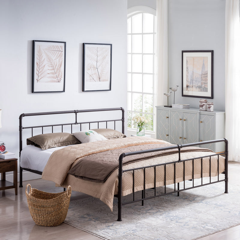 QUEEN SIZE METAL BED