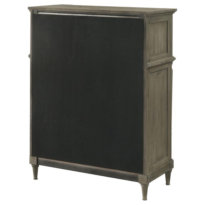 Alderwood - 5-Drawer Bedroom Chest - French Gray