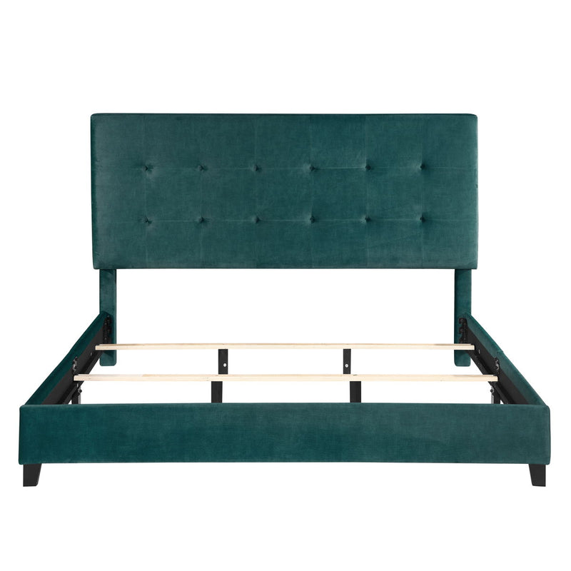 Tufted Upholstered Platform Bed