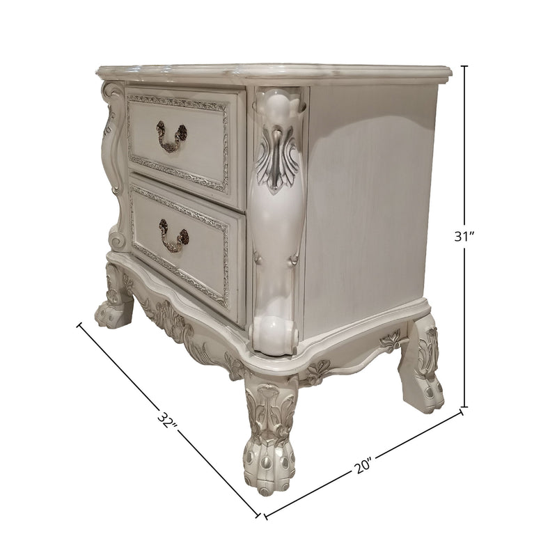 Dresden II - Nightstand - White