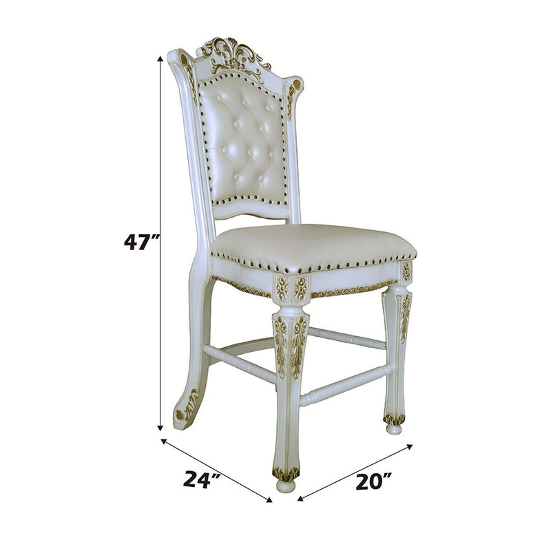 Vendome - Counter Height Chair (Set of 2) - Antique Pearl