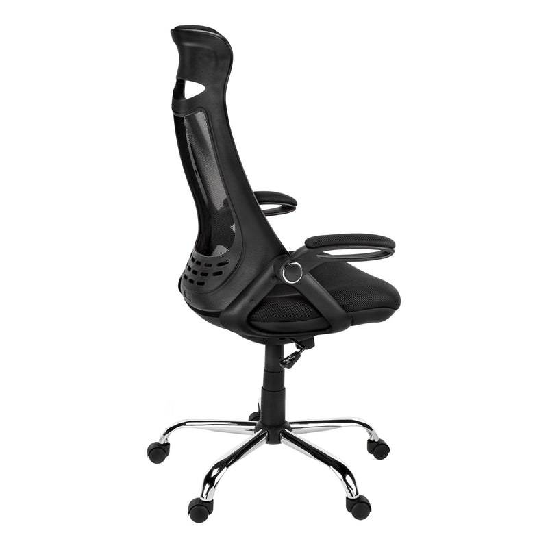 Office Chair, Adjustable Height, Swivel, Ergonomic, Armrests, Contemporary & Modern