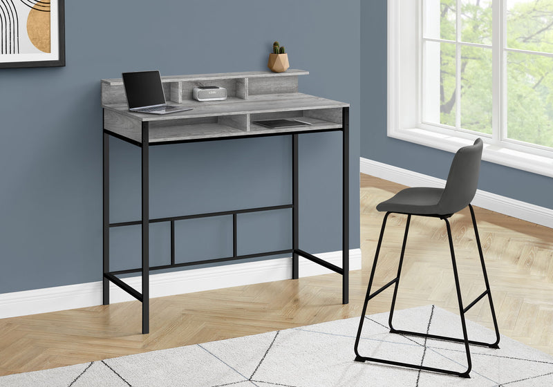 Computer Desk For Home Office, Standing, Storage Shelves, Laptop, Contemporary & Modern