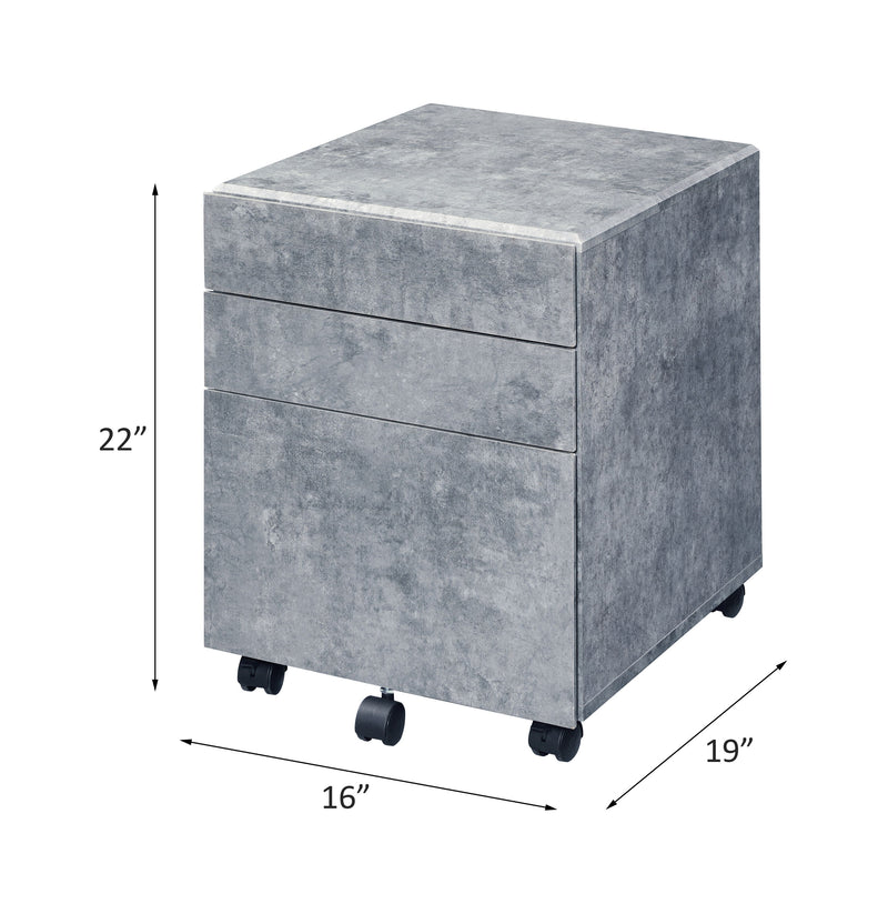 Jurgen - File Cabinet - Gray