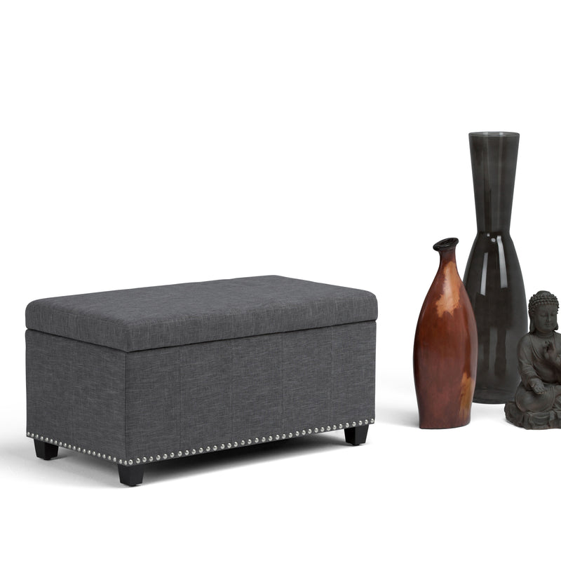 Amelia - Transitional Storage Ottoman Bench