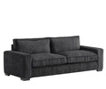 Luxe - Corduroy Sofa With Sleek Design, Spacious And Comfortable 3 Seater Couch