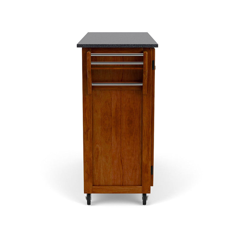 Create-A-Cart - Kitchen Cart With Black Granite Top