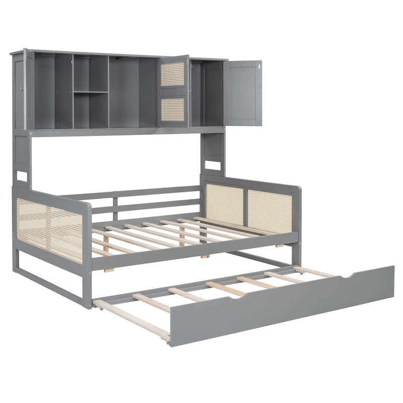 Daybed And All In One Cabinet And Shelf