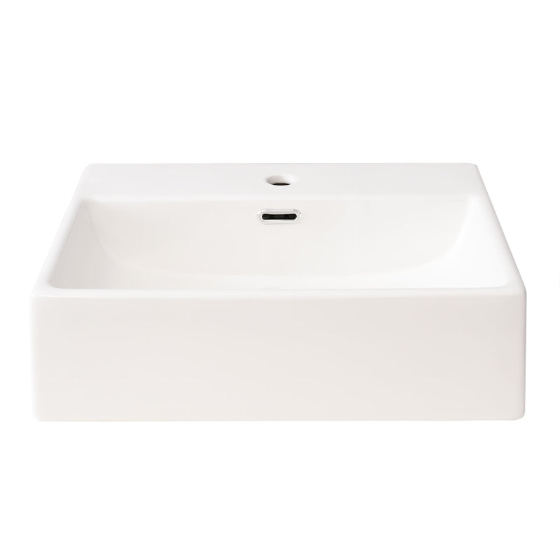 Bathroom Vanity With Ceramic Sink And Ample Storage, Ideal For Small Bathrooms