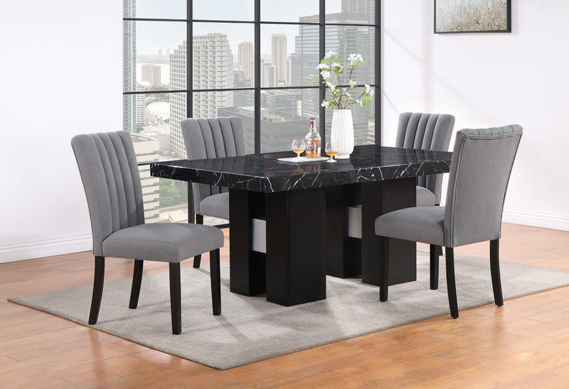 Jhoanna - 5 Pieces Dining Table Set With Chairs