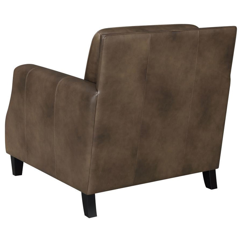 Leaton - Upholstered Recessed Arm Sofa Set