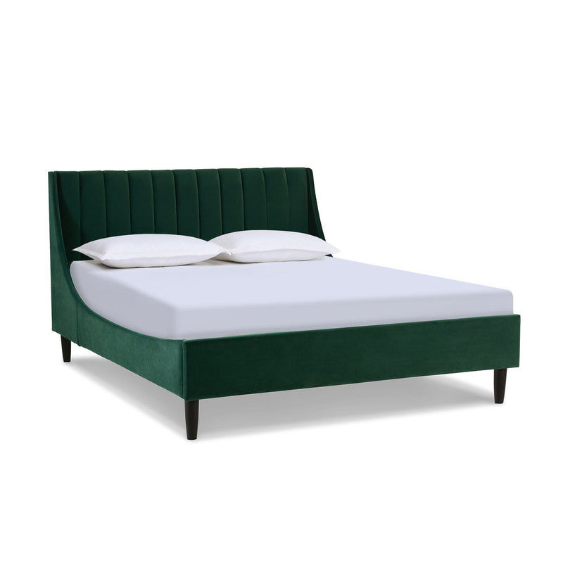 Aspen - Vertical Tufted Modern Headboard Platform Bed Set