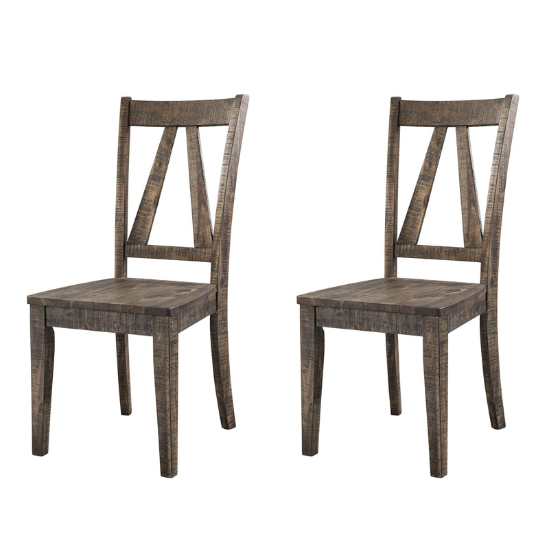 Finn - Wooden Side Chair (Set of 2) - Chocolate