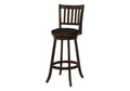 Swivel Stool Bar Height, Transitional Stylish Design (Set of 2)