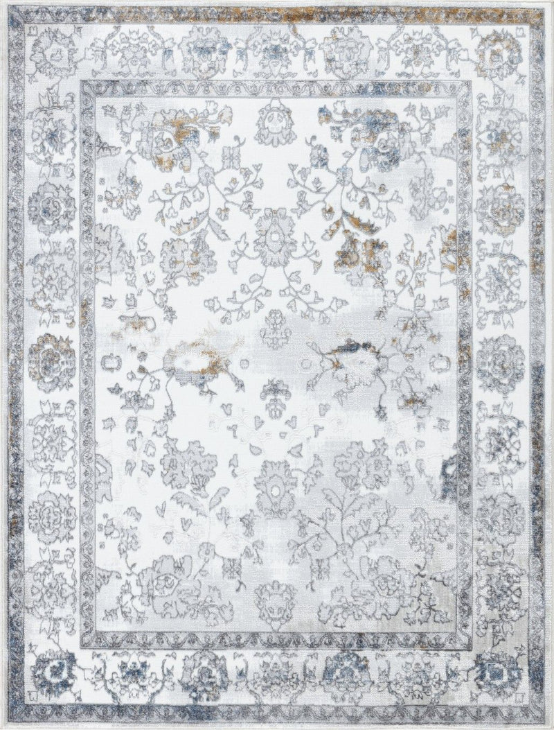 Legacy - 5'3" X 7' Area Rug - Multi / Gray