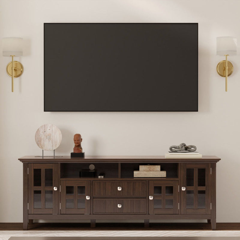 Acadian - Wide TV Media Stand - Brown