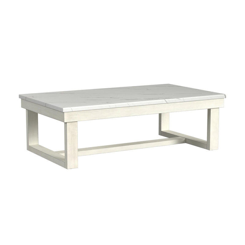 Catilin - Coffee Table - Brushed White