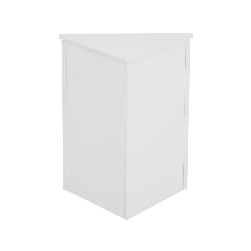 Triangle Bathroom Storage Cabinet With Adjustable Shelves, Freestanding Floor Cabinet For Home Kitchen