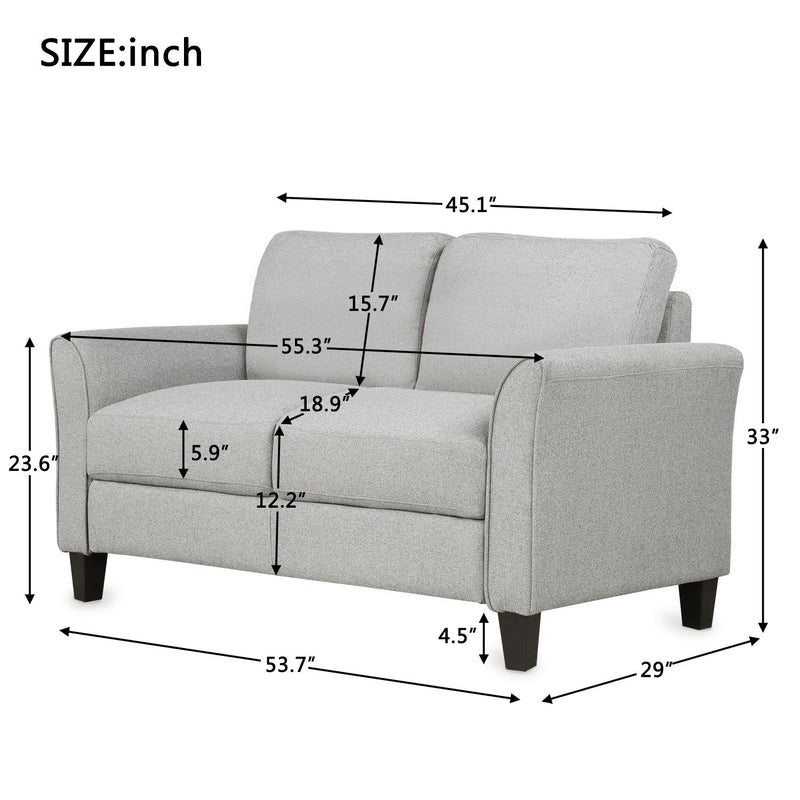 Living Room Furniture Love Seat Sofa Double Seat Sofa Loveseat Chair