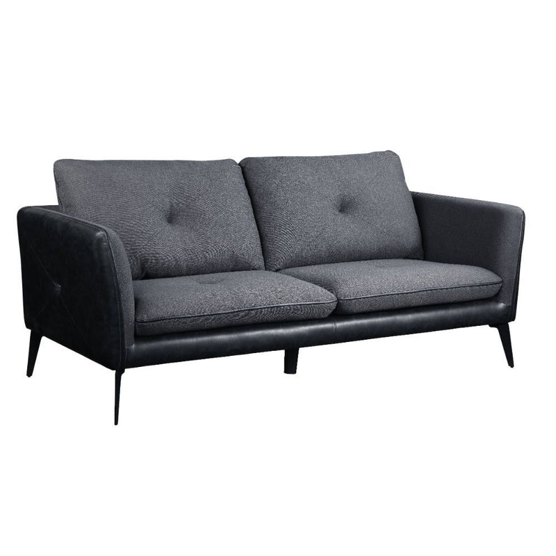 Harun - Sofa - Gray Fabric & PU