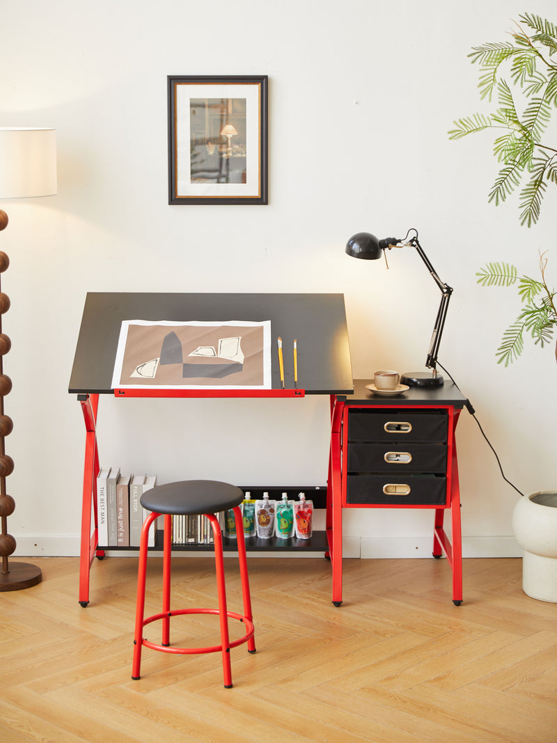 Drafting Table With Stool