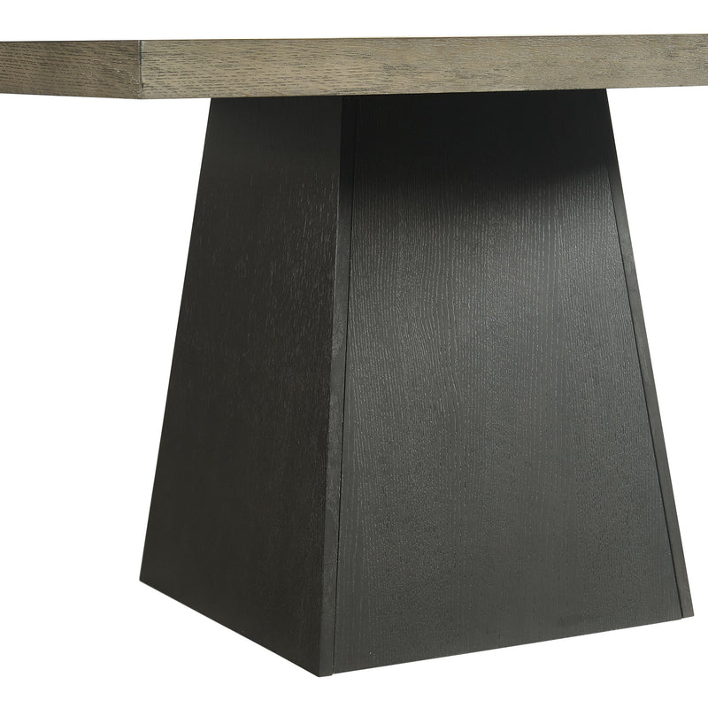 Jemma - Square Dining Table - Grey / Dark Espresso