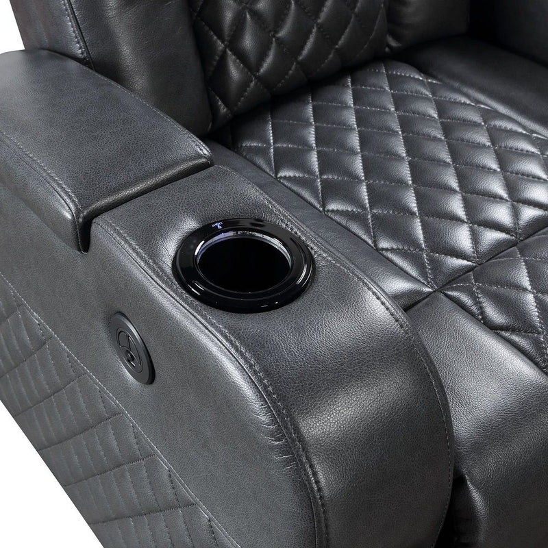 Alair - Power Motion Recliner With Bluetooth, Wireless Charger & Cupholder