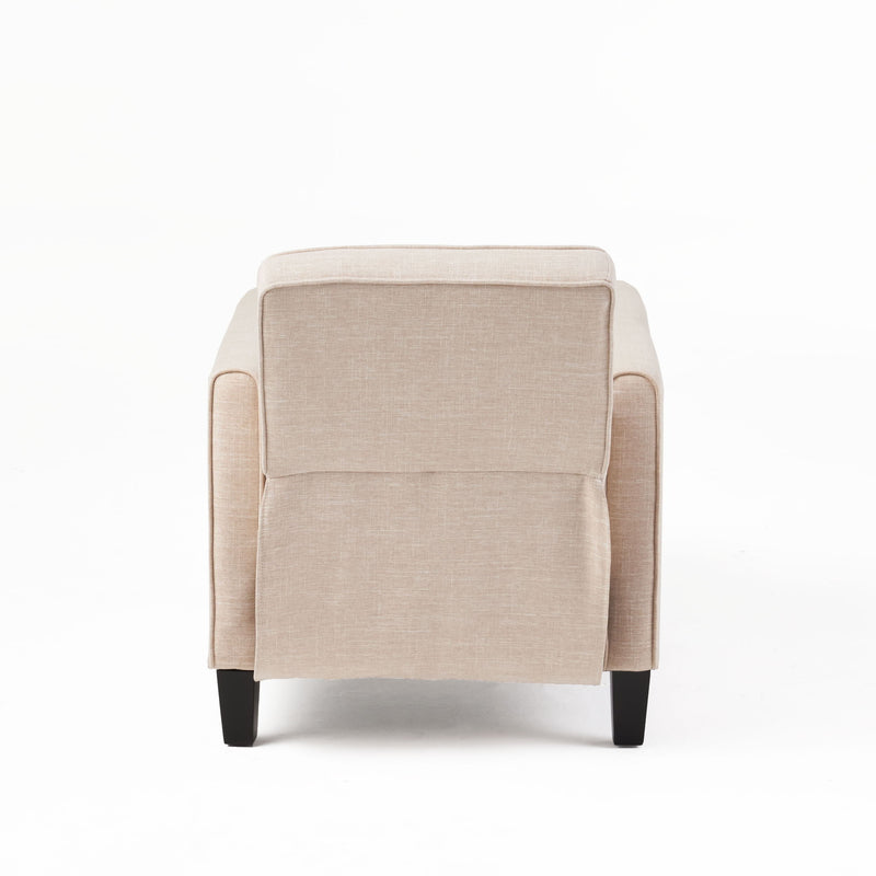 Linen Push Back Chair For Elegant Home