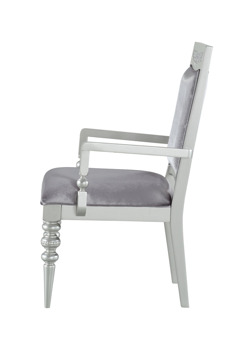 Maverick - Arm Chair (Set of 2) - Silver