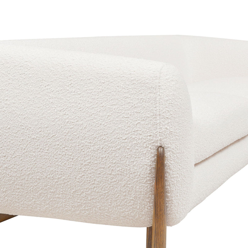 Alpine - Sherpa Sofa - Ivory White