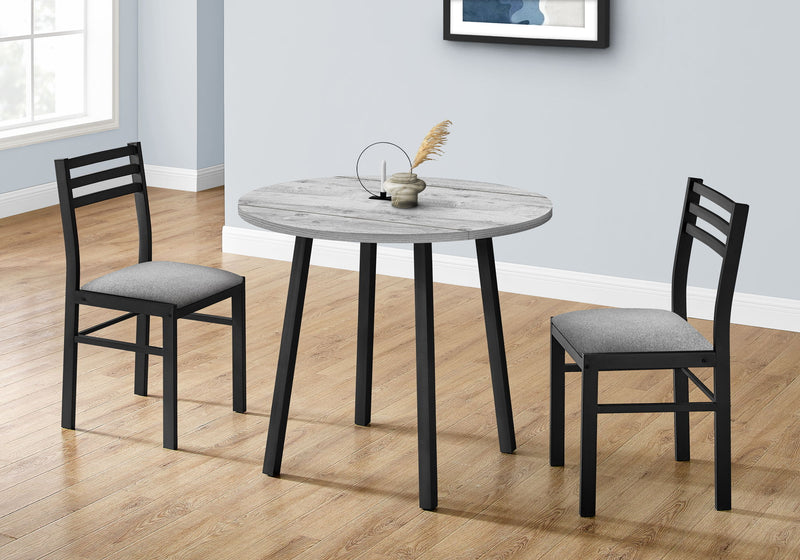 3 Pieces Dining Table Set, Small, Drop Leaf, Contemporary & Modern