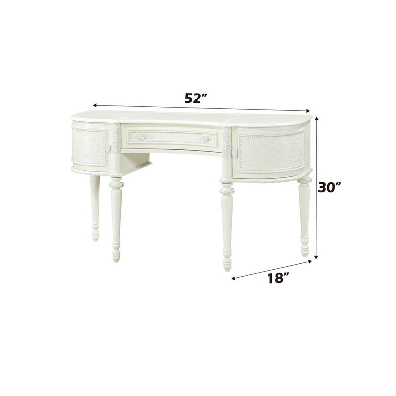 Dorothy - Vanity Desk & Mirror - Ivory