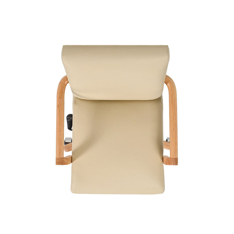 Dumont - Modern Farmhouse High Back Executive Home Office Chair - Neutral Cream Beige / Natural