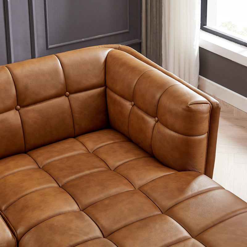 Addison - L Shape Sectional Sofa Tufted