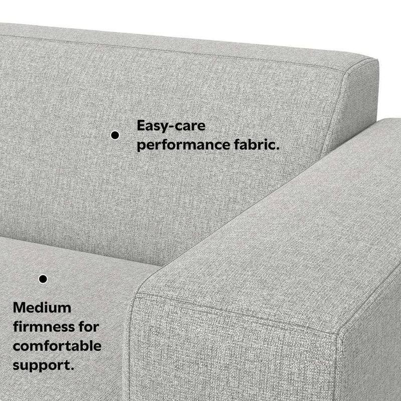 Rex - Right Arm Sofa Module - Gray