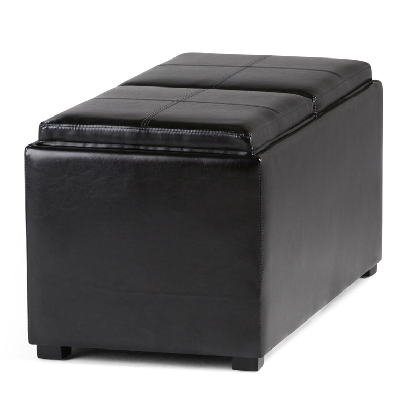 Avalon - 5 Piece Storage Ottoman, Contemporary