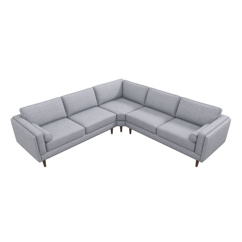 Amber - Velvet Corner Sectional Sofa