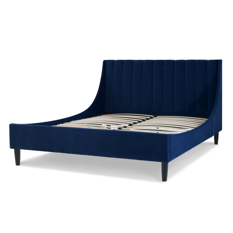 Aspen - Vertical Tufted Modern Headboard Platform Bed Set